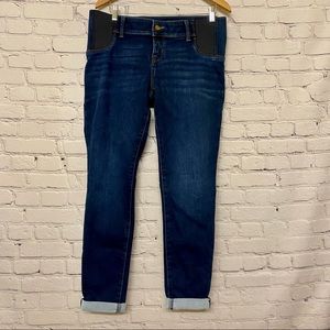Isabel Maternity Skinny Dark Wash Denim Size 10 New